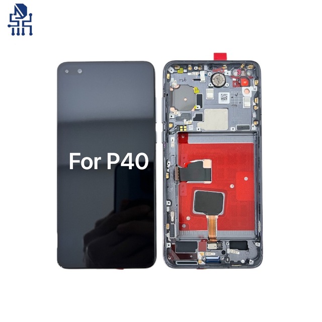 High Quality Original HW P40 OLED Touch Screen with Frame Mobile Phone High-End Screen >7" 400cd Luminance 1 Year Warranty