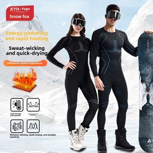 Sous-vêtements thermiques de <span class=keywords><strong>ski</strong></span> pour <span class=keywords><strong>homme</strong></span> et femme, à séchage rapide, compression, chauds - Product Image 3