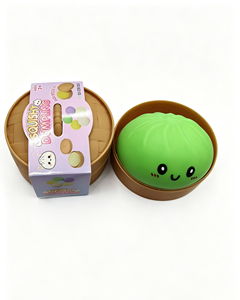 ของเล่นบีบตุ๊กตาซาลาเปา วัสดุ TPR สำหรับทุกเพศ ทุกวัย 14 ปีขึ้นไป บรรเทาความเครียด ของขวัญฟิดเจ็ต ลดความวิตกกังวล ของชำร่วยงานปาร์ตี้ - Product Image 4