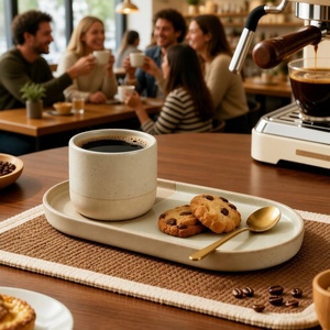 <span class=keywords><strong>Set</strong></span> di Tazze da <span class=keywords><strong>Caffè</strong></span> in Ceramica Stile Nordico Personalizzato Kingze 230ml per Casa, <span class=keywords><strong>Caffè</strong></span> e Ristorante - Product Image 4