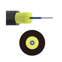 Cable de Fibra Óptica Redondo FTTH de 2.0 y 3.0 mm, 1 Rollo de 500 m