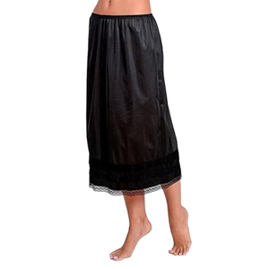Spring Summer Women's Bottoming Skirt Hem Lace Stitching Lining Skirt Anti-static <b>Underskirt</b> Petticoat 100% Cotton Seamless - Product Image 1