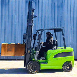 Carretilla elevadora eléctrica de alta calidad, 1 tonelada, 2 toneladas, 3 toneladas, altura de elevación, 3M-7m, batería de litio, neumático sólido, almacén, camiones de interior, carretilla elevadora - Product Image 1