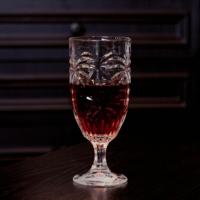 Gobelet en verre transparent de luxe vintage réutilisable et durable de 410 ml pour vin rouge, idéal pour les fêtes de mariage et les boissons (fabriqué à la machine)