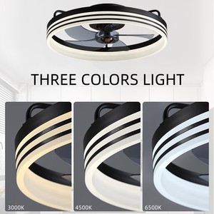 Senkai Quạt Đèn Chùm Nhà Văn Phòng 5 Lưỡi Led Quạt Trần Với Ánh Sáng LED Điều Khiển Từ Xa <span class=keywords><strong>Fan</strong></span> Ánh Sáng Nhựa Hiện Đại 80 30000 - Product Image 5