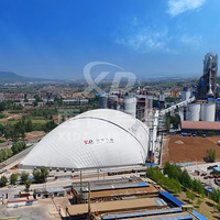Tente gonflable personnalisée à membrane, dôme d'air, style design industriel, pour la construction d'usine d'entrepôt intérieur-en vente