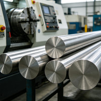 Barres en acier inoxydable certifiées ASTM, fabrication directe d'usine, tiges métalliques solides 304 316L 310S 17-4PH, acier duplex, fabrication industrielle