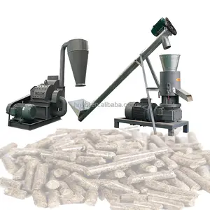 High capacity ring die pellet press machine to make pellets wood pellet mill machine for sale
