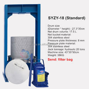 ماكينة ضغط فلتر كهربي هيدروليكي متين للخدمة الشاقة مع ضغط عصير التفاح التلقائي ونزح الكسافا - Product Image 4