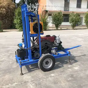 Máy khoan thủy lực DIESEL 22hp thiết bị khoan Nâng thủy lực kỹ thuật cọc điều khiển đường kính lớn downhole Mach