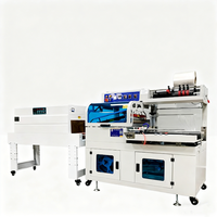 Machine d'emballage automatique avec découpe en L et scellage pour film POF, tunnel de rétraction thermique PP PVC pour boîtes et bouteilles de parfum