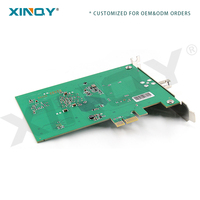 Carte de modulation DTV PCI-E XINQY 850S pour l'analyse du flux de code de signal TV numérique DVB-C DTMB T2 S2