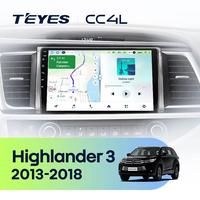 TEYES CC4L pour Toyota Highlander 3 XU50 2013 - 2018 CarPlay Android Auto 2DIN Autoradio Radio multimédia stéréo