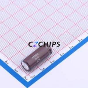 Condensateur électrolytique en aluminium à montage traversant EKY-630ELL221MJ25S, D10xL25mm 220uF 20% 63V 1.35A-100kHz - Product Image 2