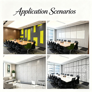 Panel Acústico PET Curvo Grabado de Doble Capa Personalizado de Fábrica, Mural Insonorizado Tallado, Arte de Pared de Poliéster, <span class=keywords><strong>Precio</strong></span> por m² - Product Image 5