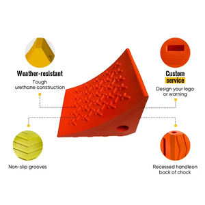 60 Toneladas, Gran Oferta, Topes de Rueda de Poliuretano de Alta Resistencia para Camiones, Remolques, <span class=keywords><strong>Autocaravanas</strong></span> y Equipos de Estacionamiento de Vehículos - Product Image 2