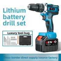 Perceuse sans fil rechargeable au lithium-ion, compacte, haute performance, moteur sans balais 21V, vitesse variable, réversible, poignée pistolet, OEM