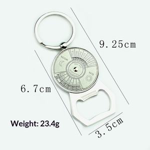 Calendario Perpetuo Creativo, Llavero Manual, Abridor de Botellas de Cerveza, Colgante Portátil, Regalo Conmemorativo de Eventos - Product Image 1