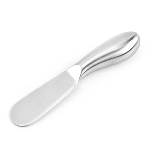 도매 맞춤 제작 재사용 가능 미니 소형 치즈 스프레더 및 버터 나이프 금속 재질 - Product Image 1