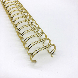 Mạ điện dây ràng buộc O chất lượng cao lõi dây Lịch Văn Phòng vàng sáng bóng tăng vàng đôi Vòng dây ràng buộc - Product Image 2