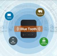 Noryox Printer portabel Bluetooth 80mm, Printer saku Mini portabel Bluetooth 80mm, Printer tangan cetak cod