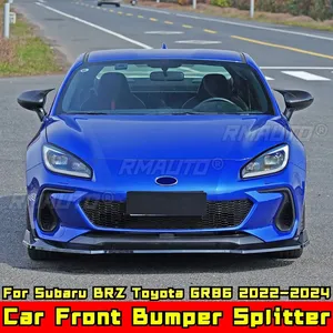 ชุดแต่งกันชนหน้าสไตล์ DC สำหรับ Subaru BRZ Toyota GR86 ปี 2022-2024 ลายคาร์บอนไฟเบอร์ พร้อมแผ่นกันกระแทกหน้า อุปกรณ์ตกแต่งรถยนต์ - Product Image 1