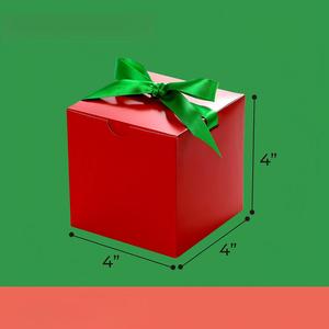 Cajas de Regalo Rojas Navideñas - Cajas Festivas con Tapas para Regalos, Adornos, Velas, Tazas, Manualidades - para Navidad, Fiestas - Product Image 3