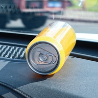 Bouteille et canette en plastique PET transparente personnalisée avec logo, 330 ml, 500 ml, 650 ml, avec couvercle en aluminium pour café, thé, boissons énergisantes