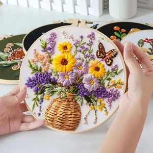 <span class=keywords><strong>Kit</strong></span> de broderie à prix réduit, ensemble <span class=keywords><strong>complet</strong></span> de bricolage pour tableau mural, pack d'artisanat à bas prix, décoration intérieure, coffret cadeau fait main - Product Image 1