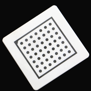 Placa de Codificación Óptica Yaopu, Placa de Calibración de Alta Precisión, Material Cerámico, Placa Estándar de Matriz <span class=keywords><strong>Halcon</strong></span> 7*7 - Product Image 3