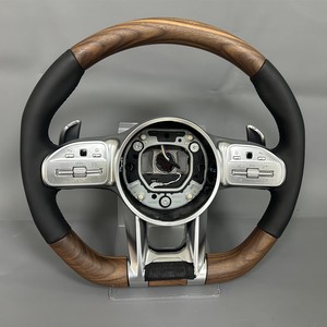 Volante de Madera Completo para Automóvil, para Mercedes-Benz X164 <span class=keywords><strong>GLC</strong></span> X253 <span class=keywords><strong>4matic</strong></span> R171 R230 E43 - Product Image 3
