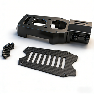Support moteur en alliage d'aluminium de 30 mm avec plaque en fibre de carbone, support robuste CNC M3 pour drone agricole multi-axes FPV - Product Image 5