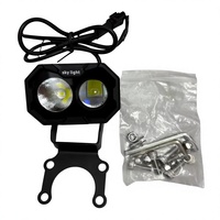 Faro LED de Triple Color con DRL para Surron Light Bee X LBX Segway X260, Accesorios para Motocicleta Eléctrica Todoterreno con Pantalla de Voltaje DC