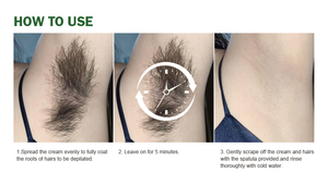 Marque privée Crème dépilatoire à l'aloe vera pour femmes et hommes Épilateur inhibiteur crème dépilatoire permanente pour hommes - Product Image 4