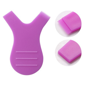 Lot de 10 brosses en silicone en forme de Y pour rehaussement de cils, outils de pose d'extensions de cils, fournitures de greffe de cils en gros - Product Image 3