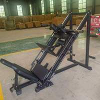Machine de musculation professionnelle 2 en 1 Hack Squat et Leg Press à 45 degrés, équipement de gym robuste pour club de fitness