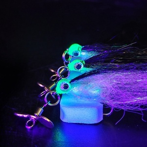 Streamer Pesca con mosca Moscas húmedas Rojo Blanco 8 #10 #12 # Nivel <span class=keywords><strong>de</strong></span> gancho Moscas <span class=keywords><strong>de</strong></span> pesca hechas a mano con material <span class=keywords><strong>de</strong></span> atado profesional - Product Image 3