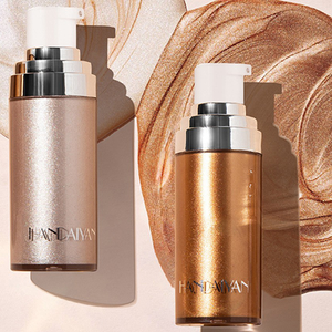 Palette de plage transfrontalière Handaiyan à base de minéraux, <span class=keywords><strong>huile</strong></span> éclaircissante pour la peau, brillante et fine, lait liquide pressé, écran solaire, 4 illuminateurs - Product Image 1