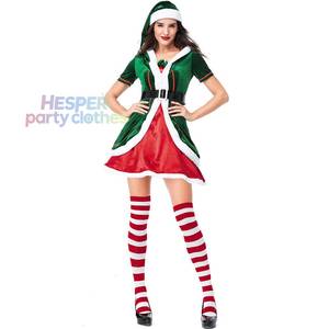 ชุดคอสเพลย์เอลฟ์สำหรับผู้หญิง HP 2025 Xmas Carnival Fancy Party คริสต์มาส รุ่น FCDR-029 - Product Image 1