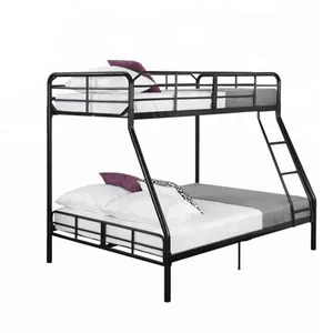Hot selling Doubl Modern Lit Dormitory Bunker Metal Decker Adult Kids Child Bottom Bunk Beds For Children 2024
