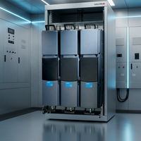 Controlador de Torque Directo Trifásico Vacon NXP de 315KW, Refrigeración Líquida, Nuevo, NXP05905-A0N0SWG-A1AF000000+FL23 380-500Vac