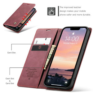 Caseme เคสฝาพับหนังสำหรับ <span class=keywords><strong>iPhone</strong></span>, เคสฝาพับหนัง16E มีที่ใส่บัตรแม่เหล็กเคสโทรศัพท์มือถือสำหรับ <span class=keywords><strong>iPhone</strong></span> 16E <span class=keywords><strong>SE</strong></span> <span class=keywords><strong>2024</strong></span> - Product Image 2