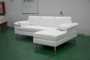 <strong>Home</strong> Couch Sofa Set <strong>Furniture</strong> <strong>Super</strong> Loading Ability White L-shape Chaise Modern Living Room Sofas - Product Image 3