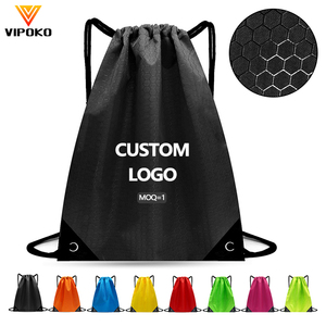 Vipoko Biểu Tượng Tùy Chỉnh Ba Lô Thân Thiện Với Môi Dây Kéo Túi Thể Thao Dây Kéo Bóng Chuyền Golf Bóng Đá Sọc Ba Lô Thể Thao Phòng Tập Thể Dục Túi - Product Image 1