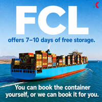 Agent de transport maritime FCL pour conteneurs 20GP, 40HQ, 40GP, service de transitaire maritime de port à port, service de logistique internationale
