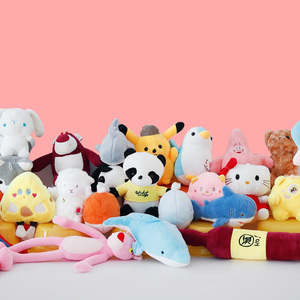 Nhà Máy 10-12Cm Máy Cẩu Mini Sang Trọng Keychain Mặt Dây Chuyền Đồ Chơi Claw Máy Bán Hàng Tự Động Búp Bê Thú Nhồi Bông Đồ Chơi Sang Trọng - Product Image 5