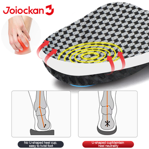 Plantillas Ortopédicas Premium de PU con Soporte de Arco, Amortiguación PORON y Refuerzo de TPU para Fascitis Plantar, Unisex - Product Image 3