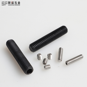 Tornillo de fijación de punta plana de acero inoxidable DIN913, tornillo de fijación de punta plana hexagonal de acero inoxidable M1.6 M2 M3 M4 M5 M6 M8 M10 M12 <span class=keywords><strong>M20</strong></span> - Product Image 6