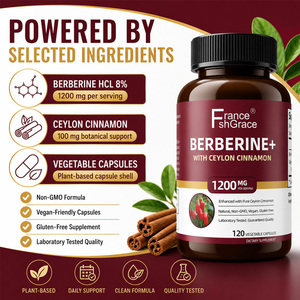 Cápsulas de Extractos de Berberina de Alta Potencia con Canela de Ceilán, 120 Cápsulas Vegetales para Mujeres y Hombres, Suplemento de Berberina - Product Image 6