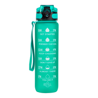 Alibaba Meilleur vendeur 2023 bouteille d'eau demi-gallon sans Bpa bouteille d'eau de motivation avec paille et marqueur de temps
